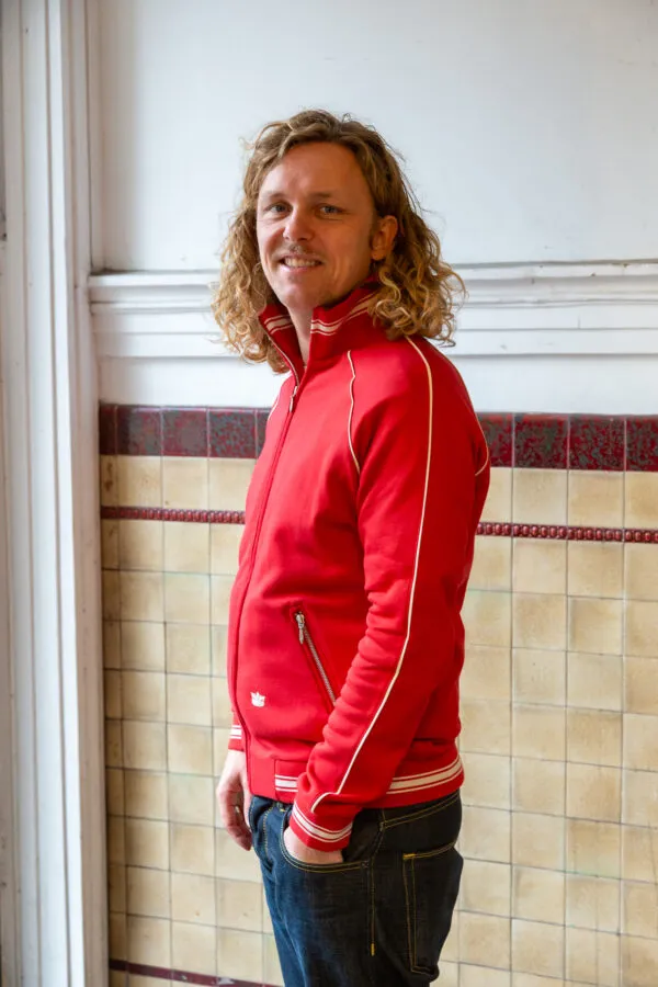 Jacket Raglan Heavy Sweat - Rood