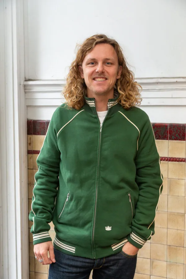 Jacket Raglan Heavy Sweat - forest green
