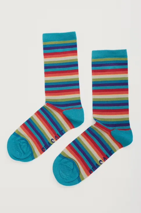 Womens Sailor Socks - Multi color