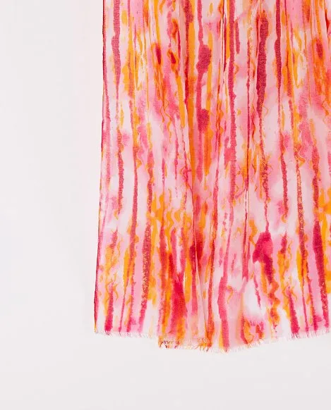 Printed Pareo - Oranje