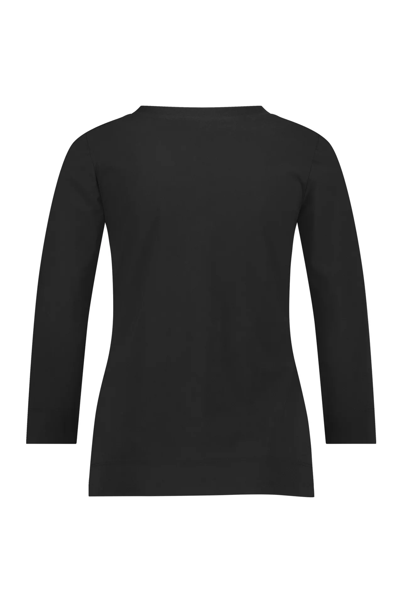 Emma vneck top - Zwart - Afbeelding 5