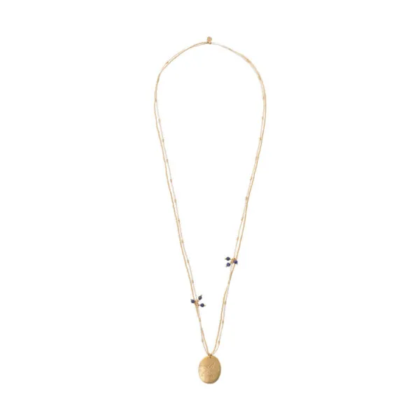 Courage Lapis Lazuli GC Necklace - Lapis Lazuli