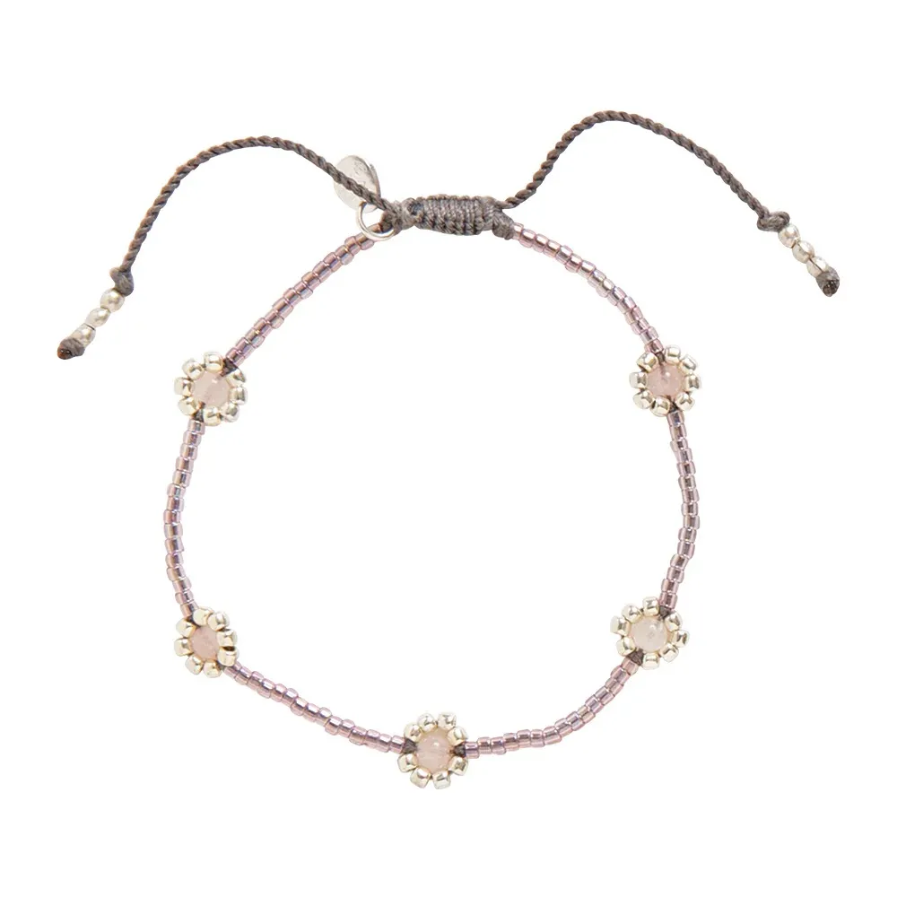 Botanic Rose Quartz Bracelet SC - Rose Quartz