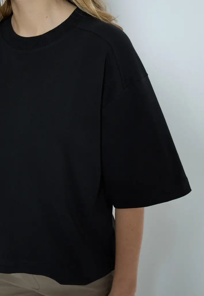 PCFiola GOTS T-shirt - Zwart - Afbeelding 3