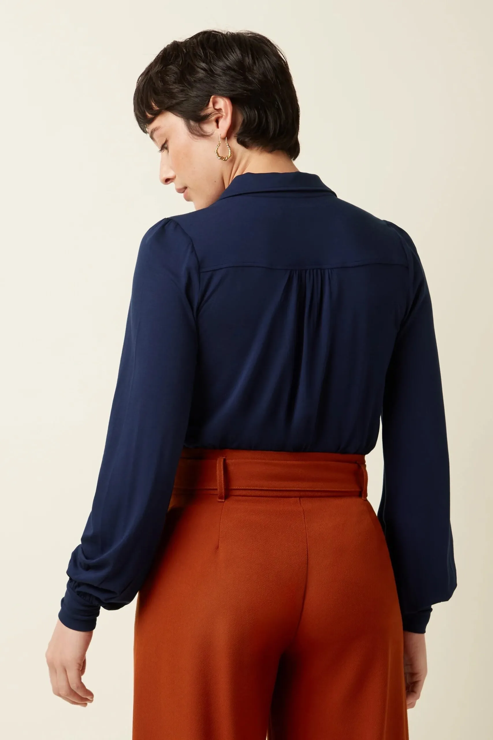 Carina Blouse Viscose Light - Rhodonite Blue - Afbeelding 2