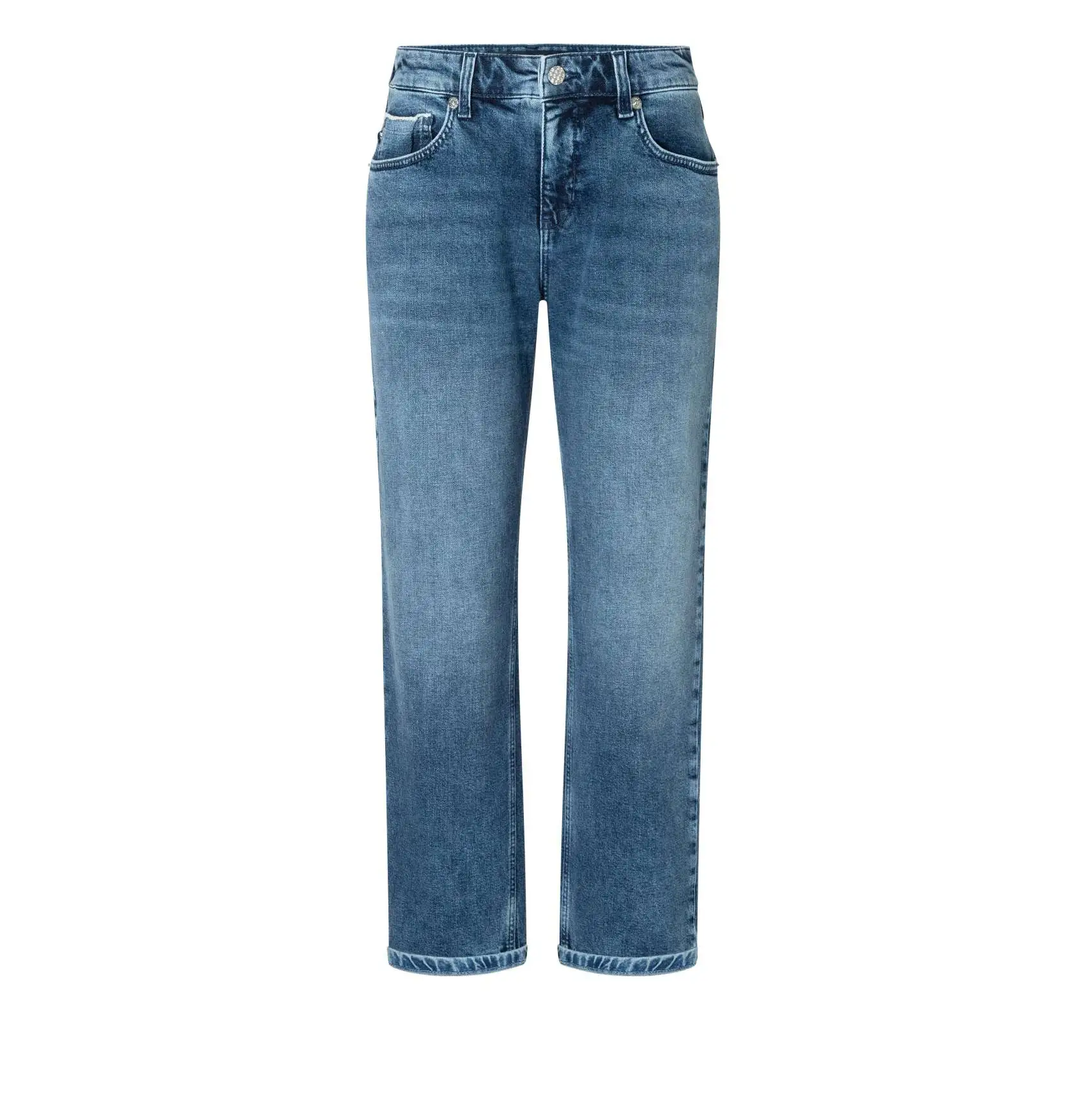 Straight - mid blue random