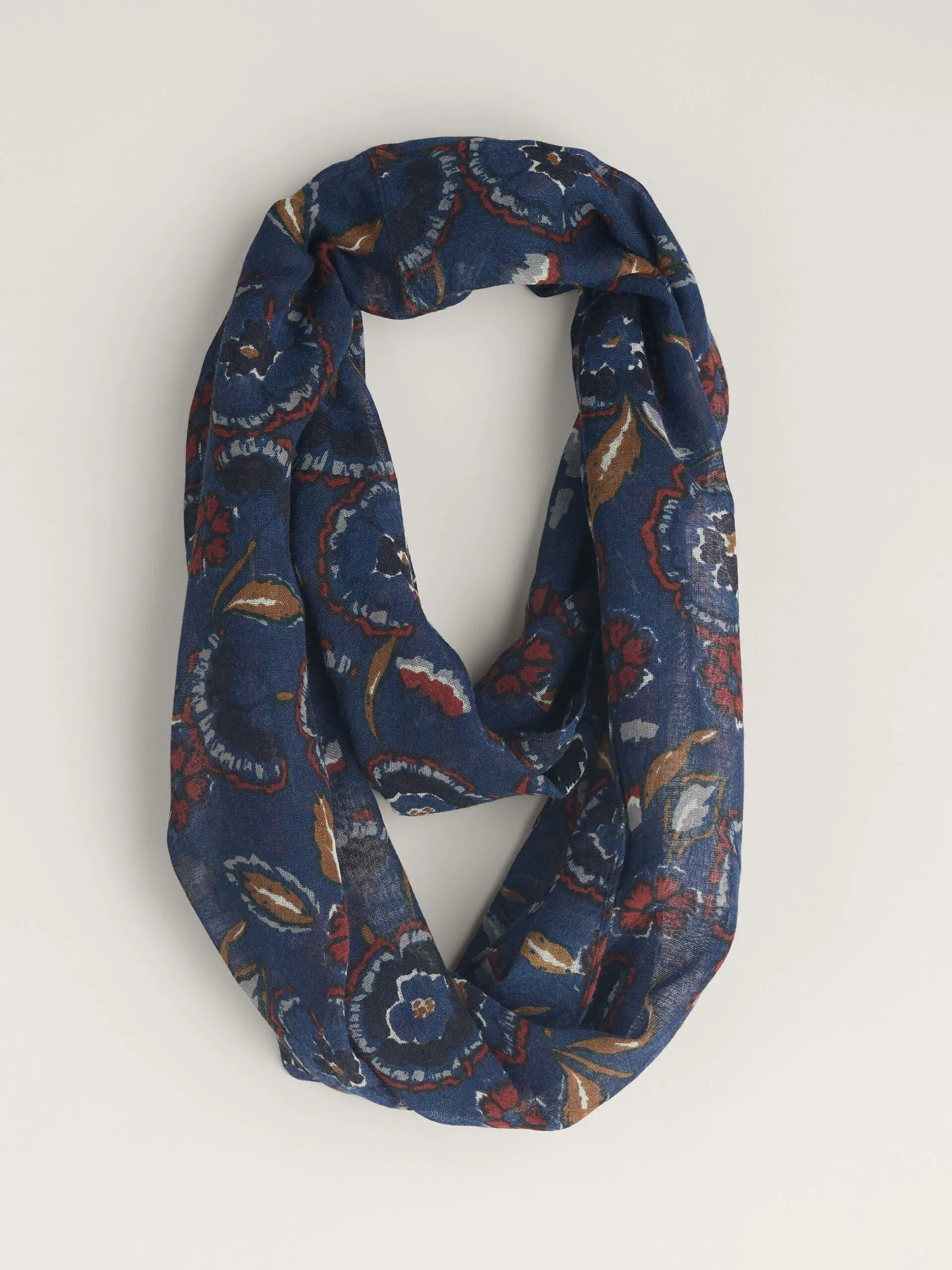 Pretty Circle Scarf - Donkerblauw