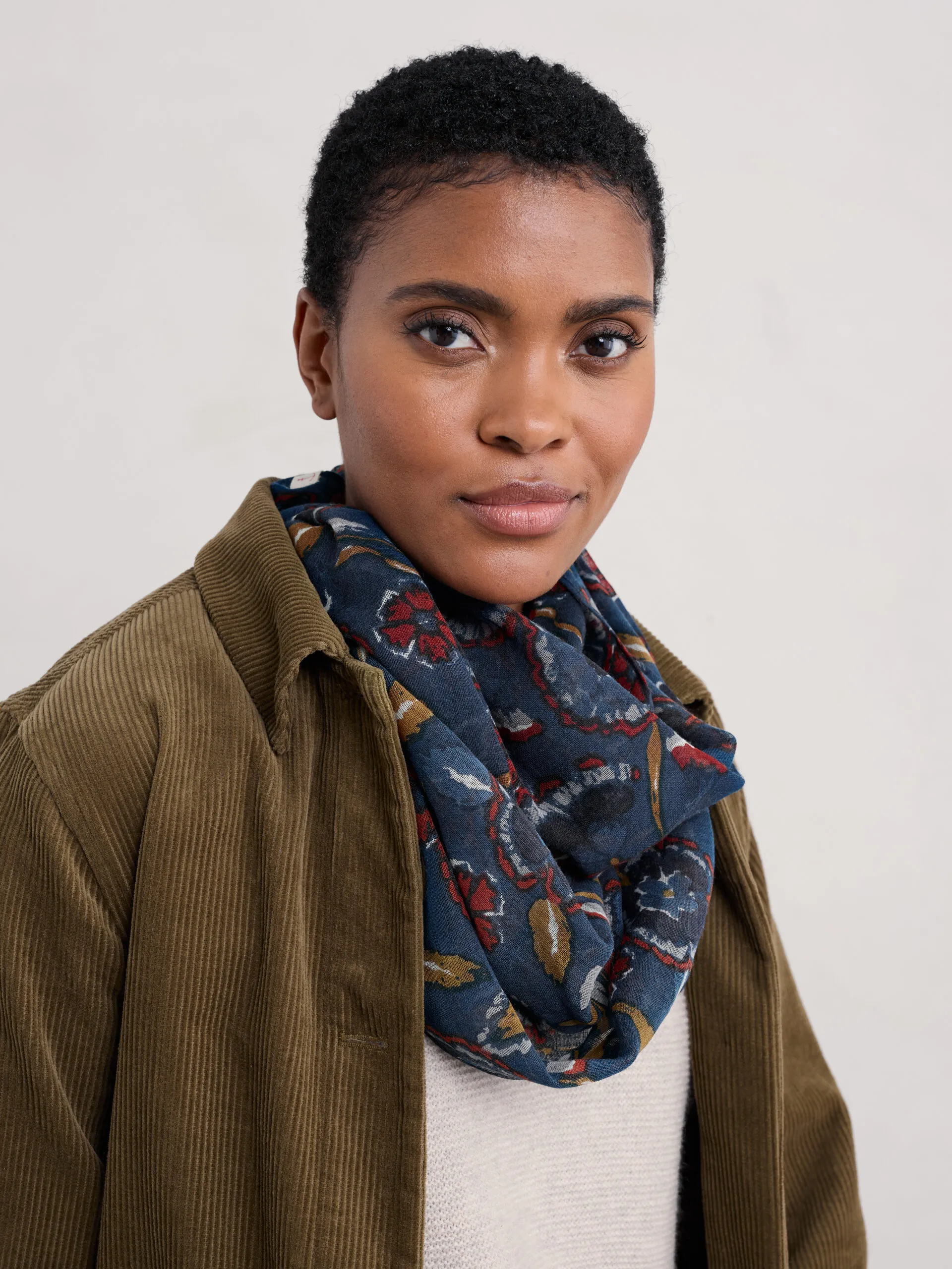 Pretty Circle Scarf - Donkerblauw - Afbeelding 3