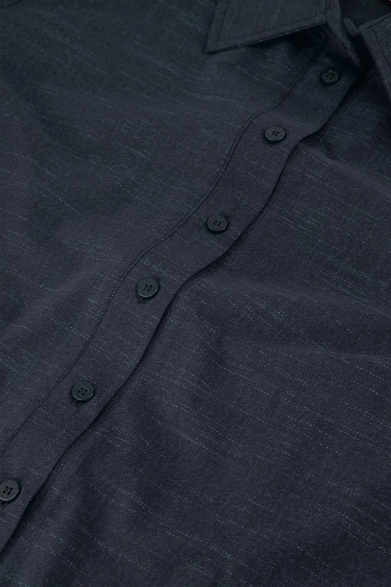 Poppy denim blouse - Dark Blue/Black - Afbeelding 5