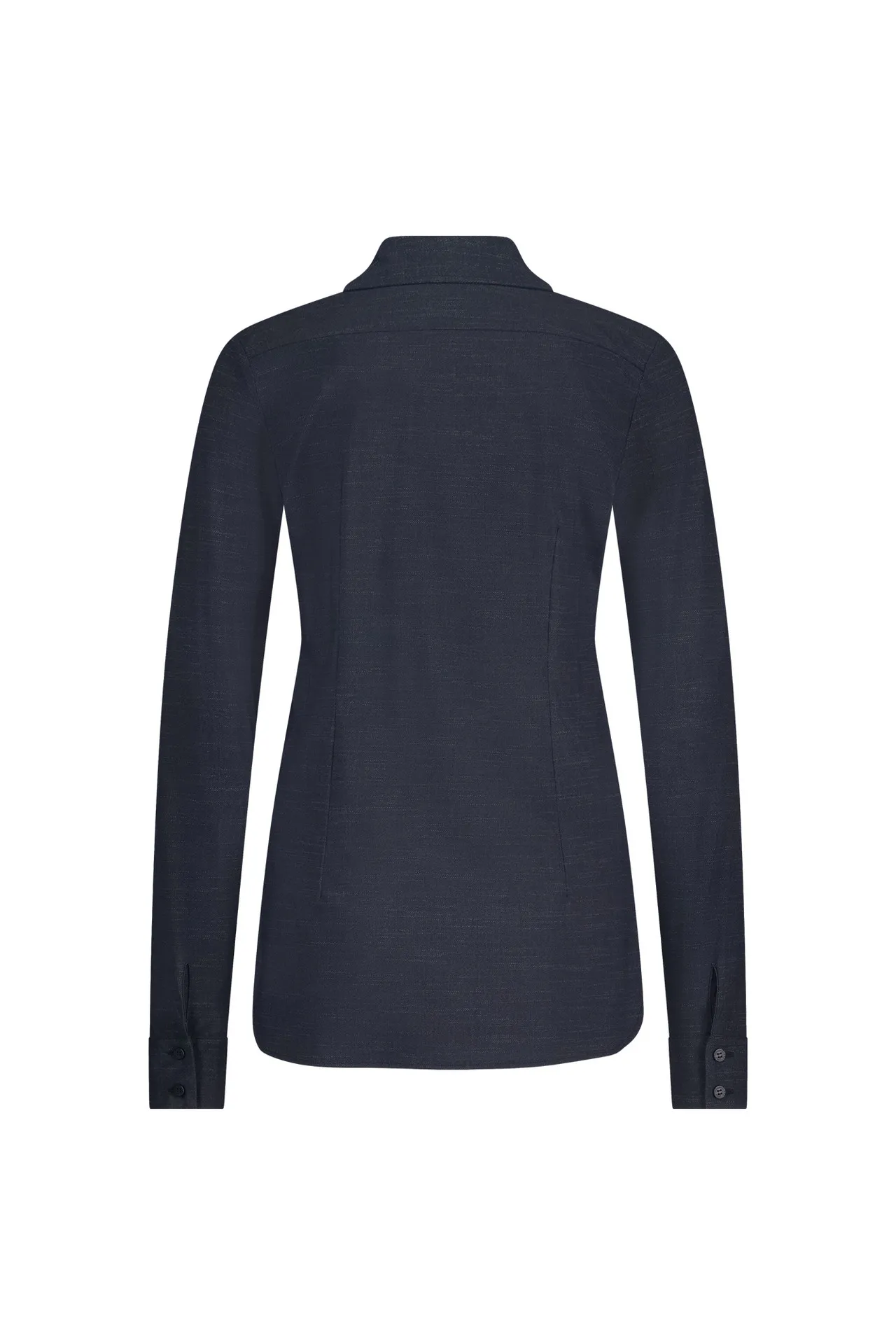 Poppy denim blouse - Dark Blue/Black - Afbeelding 6