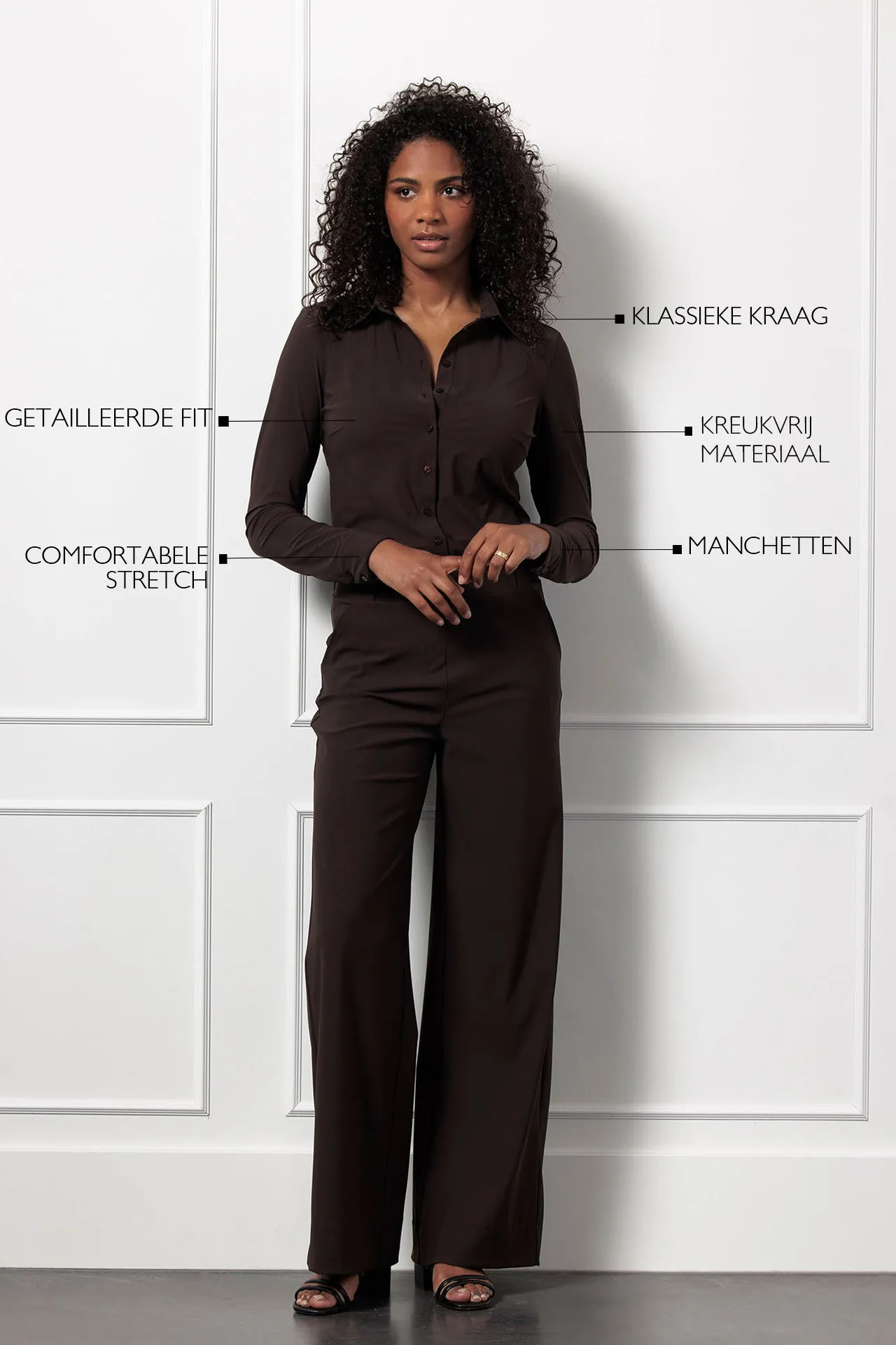 Poppy blouse - Espresso - Afbeelding 3