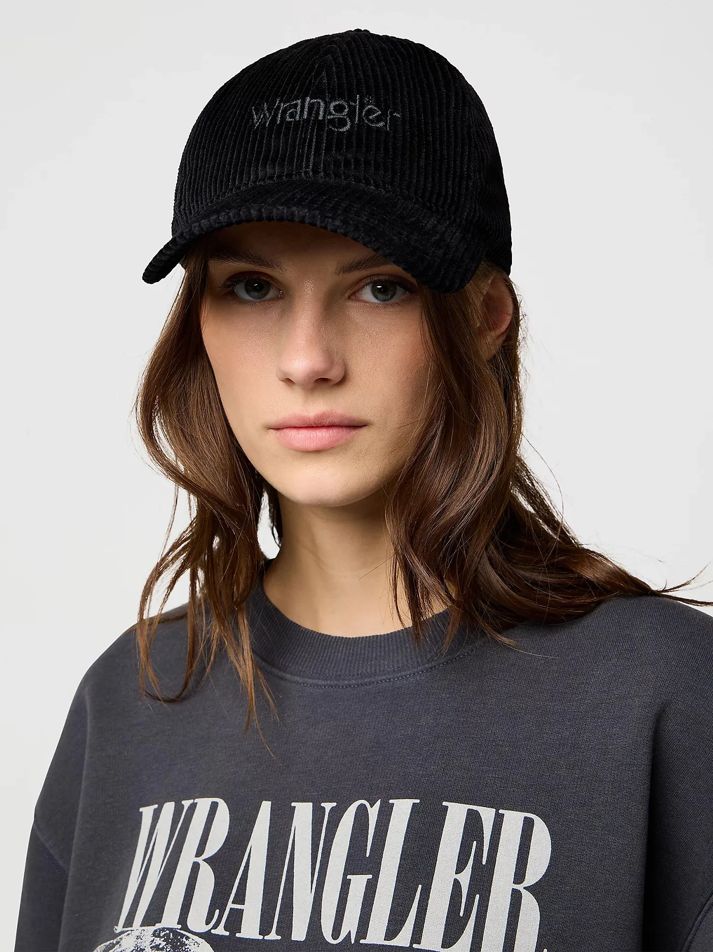 Corduroy Cap - Zwart