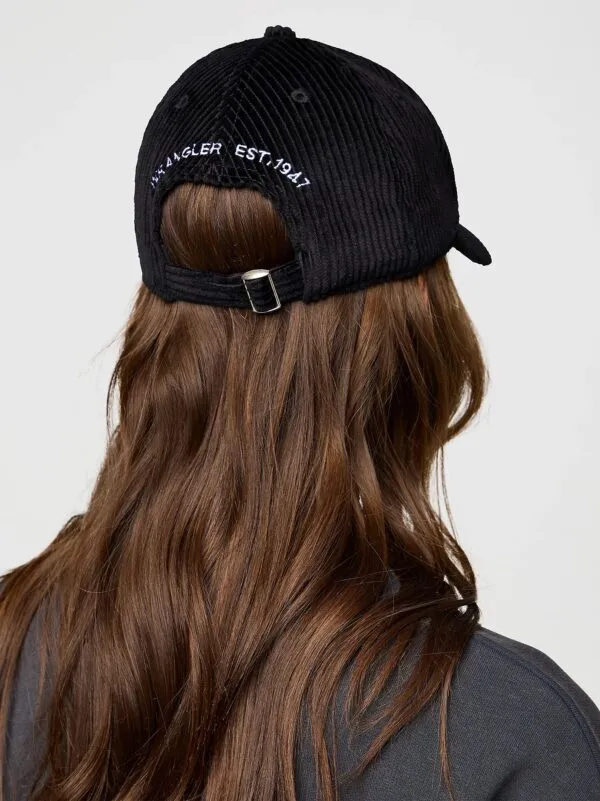 Corduroy Cap - Zwart