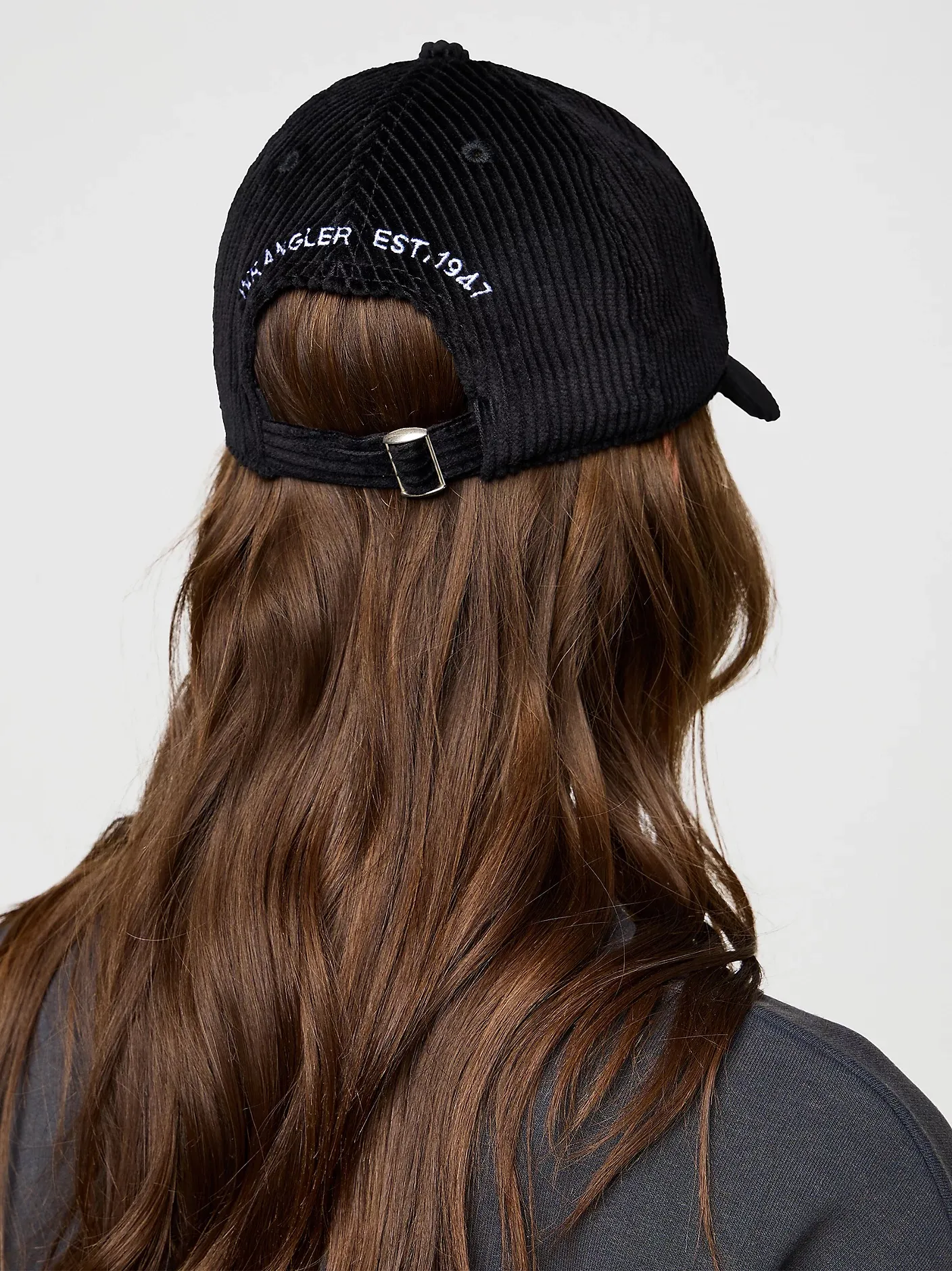 Corduroy Cap - Zwart - Afbeelding 2