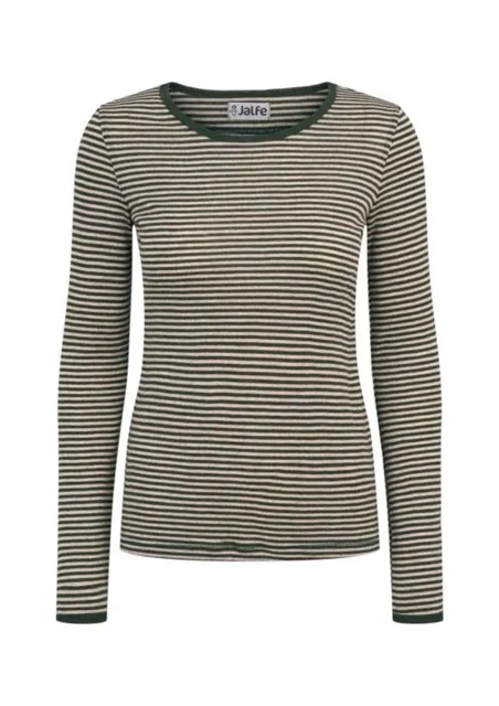 Shirt wool stripes - pine green