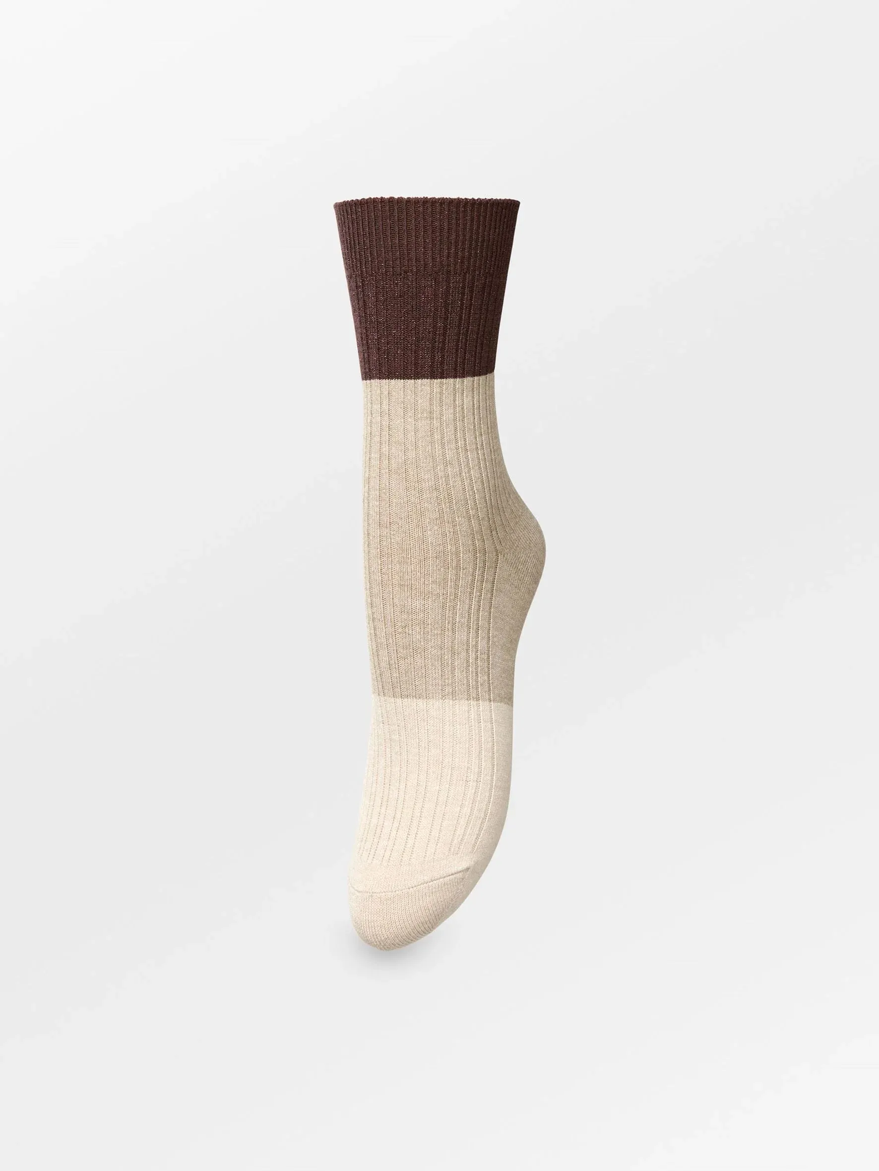 Colourblock Bam Sock - Off white