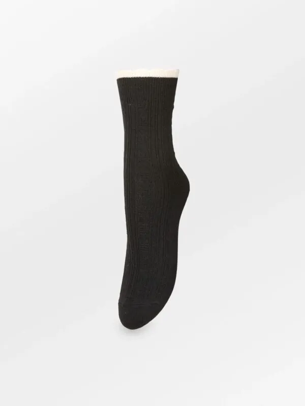 Scallop Sock - Zwart
