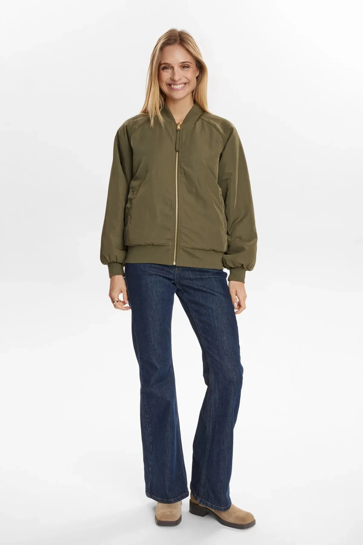 NUETERA REVERSIBLE JACKET - Army green - Afbeelding 3