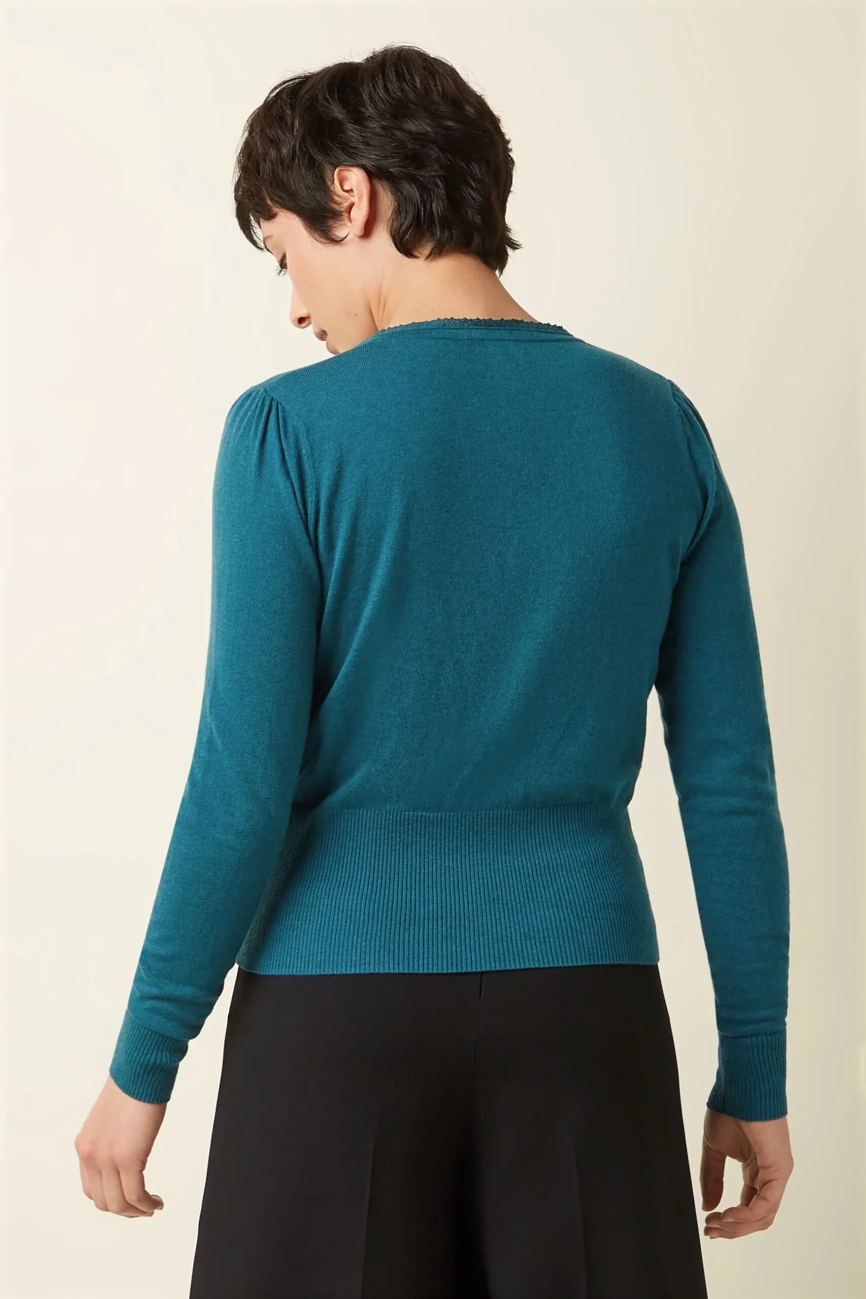 Cardi V Cocoon - Spruced Green - Afbeelding 3