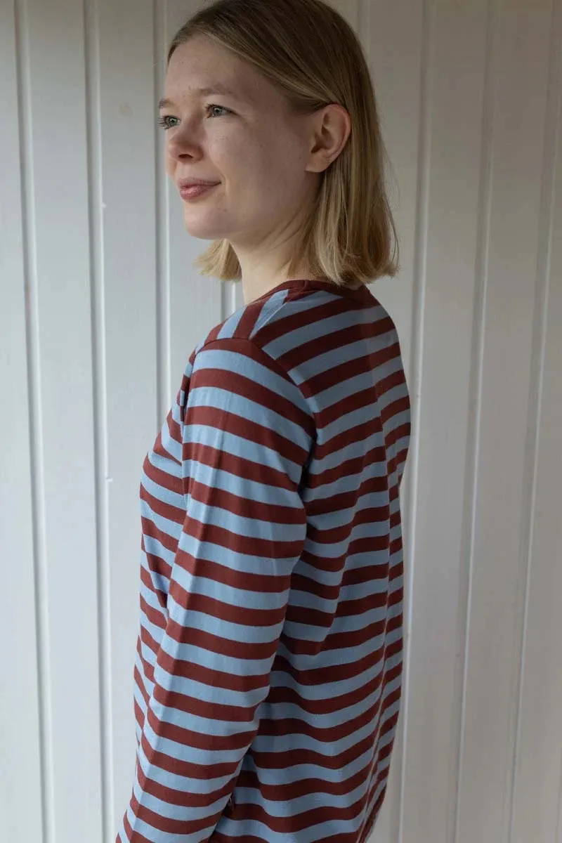 Danebasic Merry LS Tee - Roest - Afbeelding 2