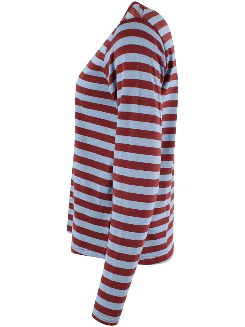 Danebasic Merry LS Tee - Roest - Afbeelding 4