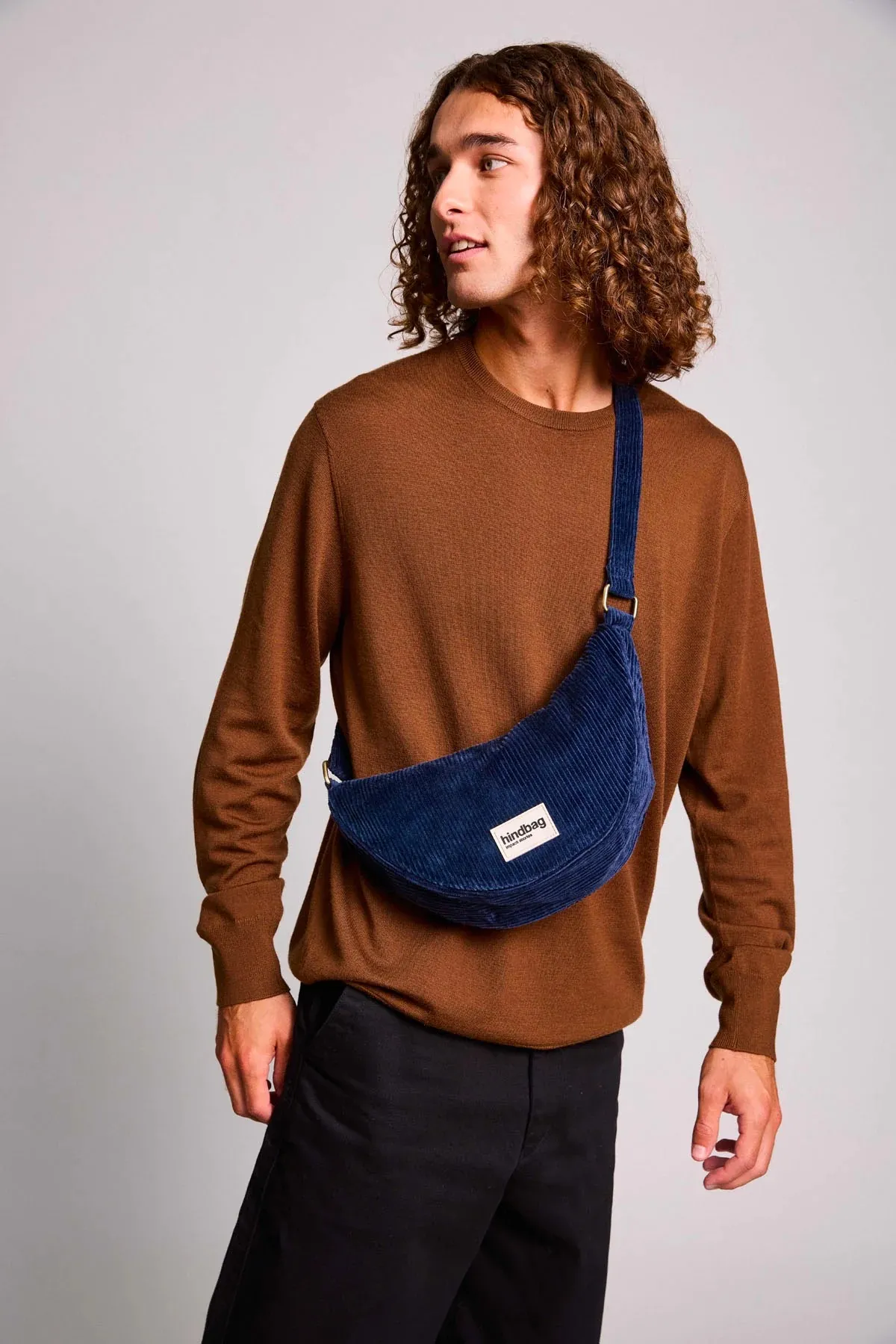 Andrea Fanny Pack - Navy Corduroy - Afbeelding 3