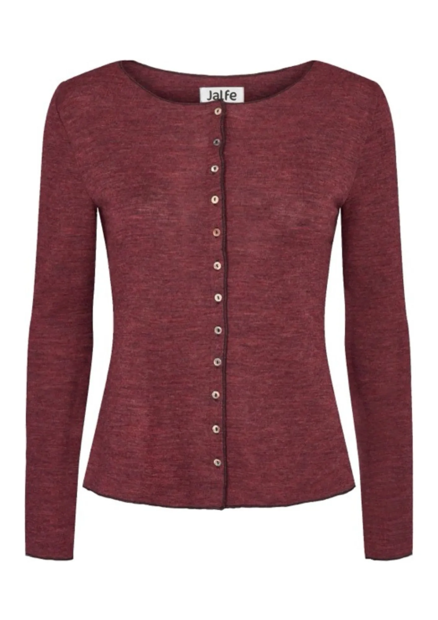 Cardigan Wool - plum