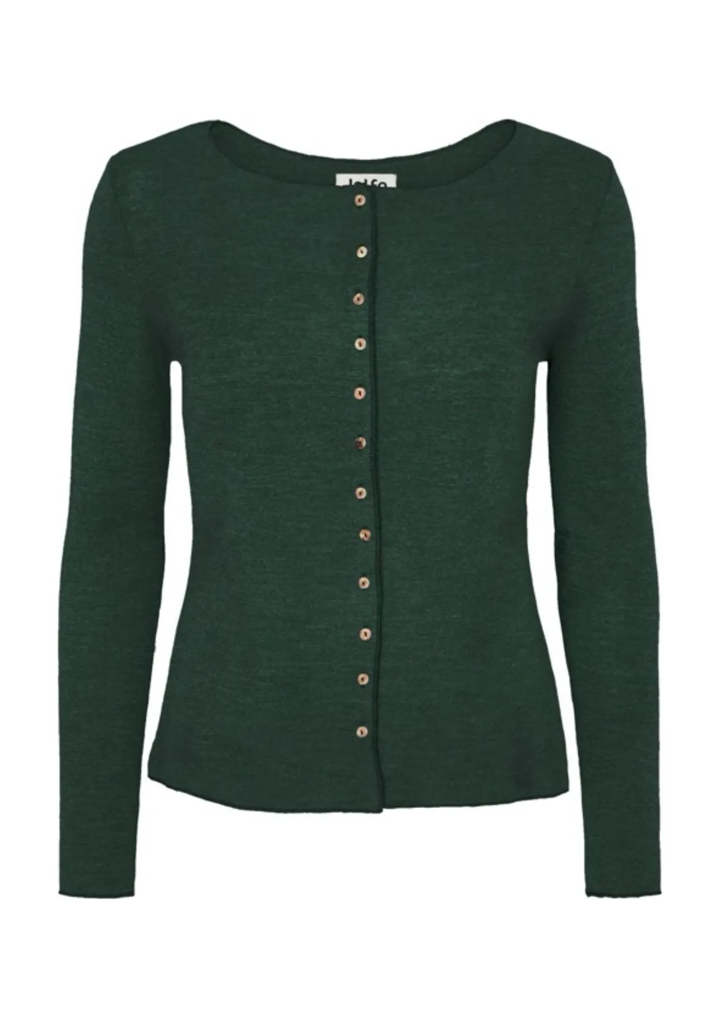 Cardigan Wool - Donkergroen