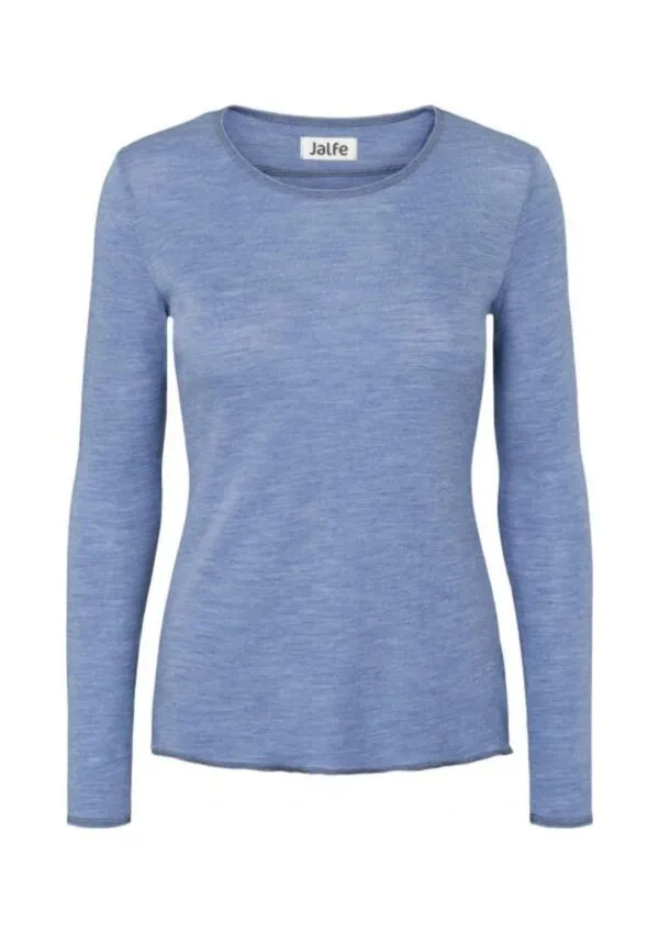 Shirt Wool - Lichtblauw