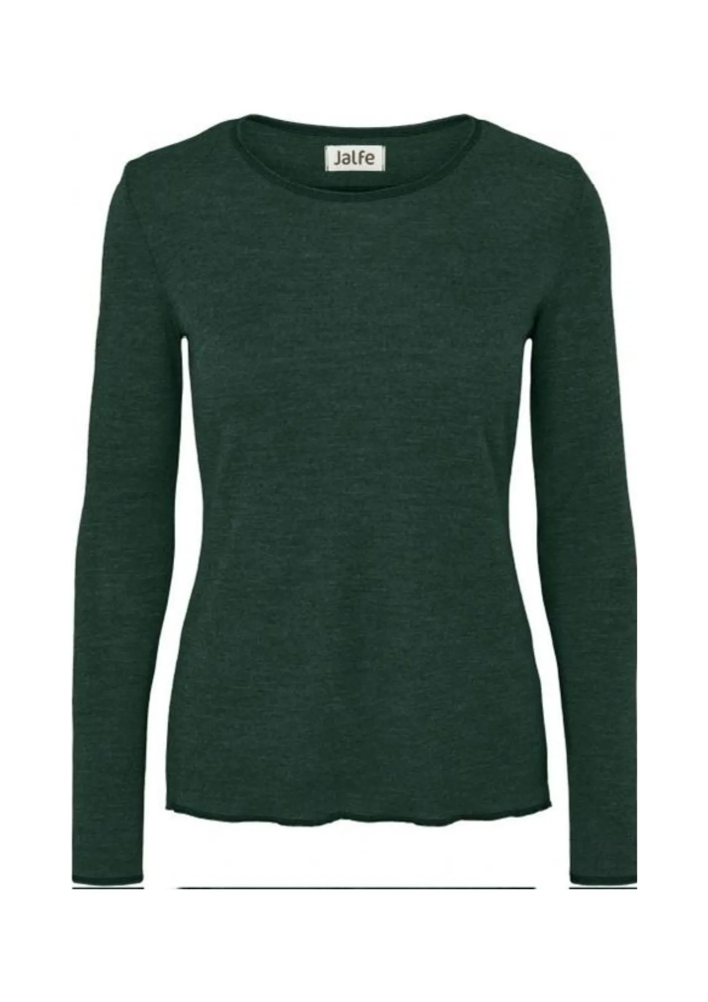 Shirt Wool - Donkergroen