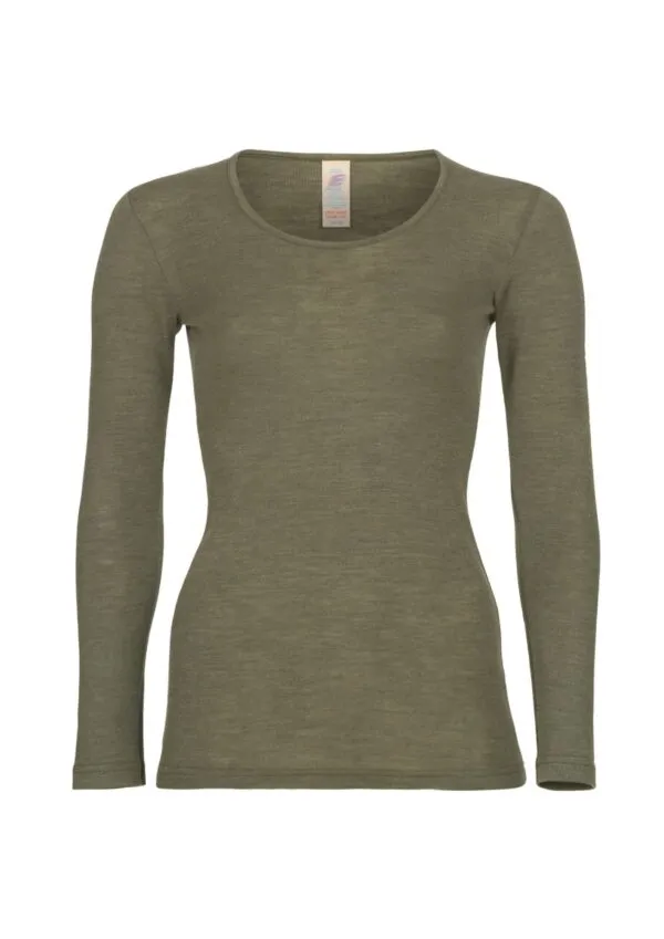 Ladies Shirt LS - Olijf
