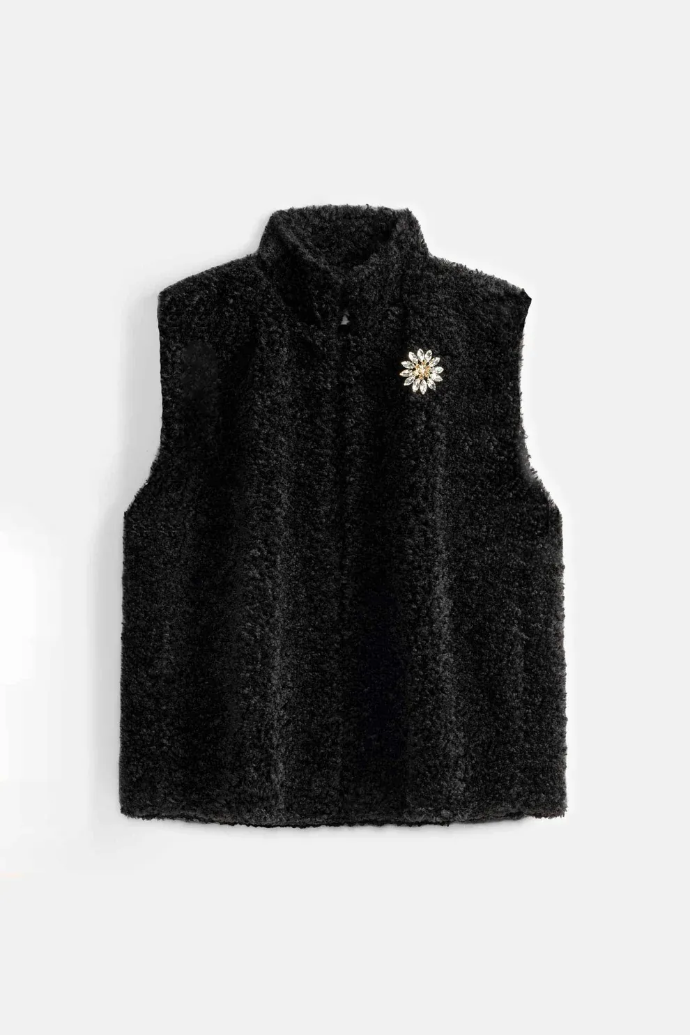 GILET - Teddy Love Black - Zwart - Afbeelding 5