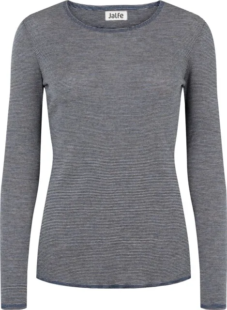 Shirt Wool Fine Stripes - Blauw