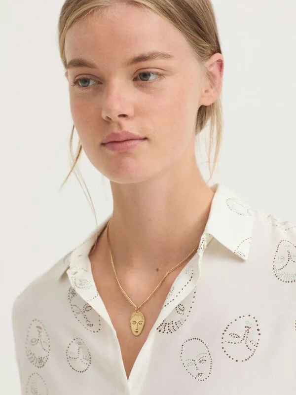 Muse necklace - Goud