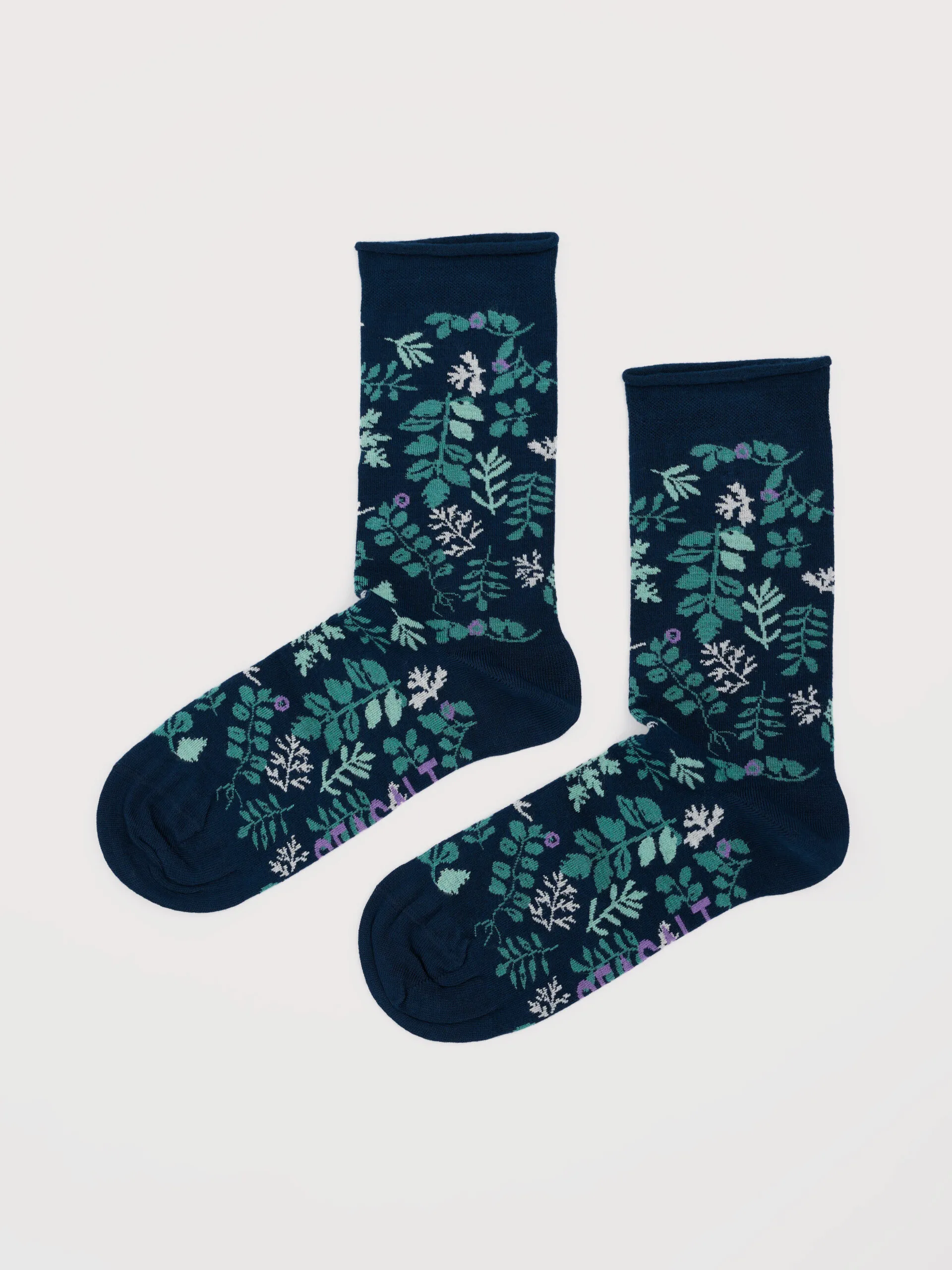 Women's Bamboo Arty Socks - Pressed Herbs Inkwell - Afbeelding 3