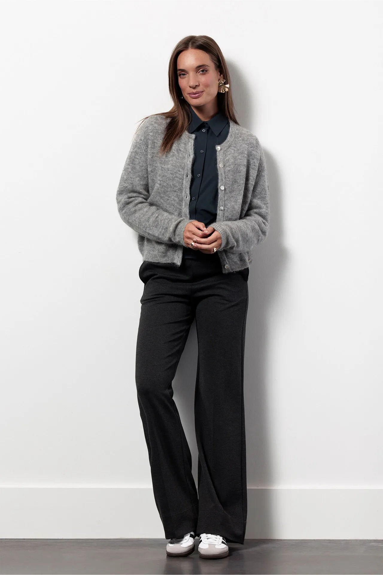 Bibi mohair cardigan - Grijs - Afbeelding 2