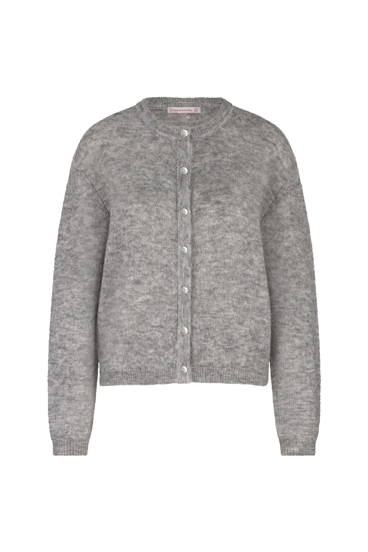 Bibi mohair cardigan - Grijs - Afbeelding 5