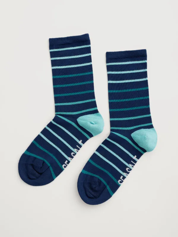 Womens Sailor Socks - Breton Shades Maritime