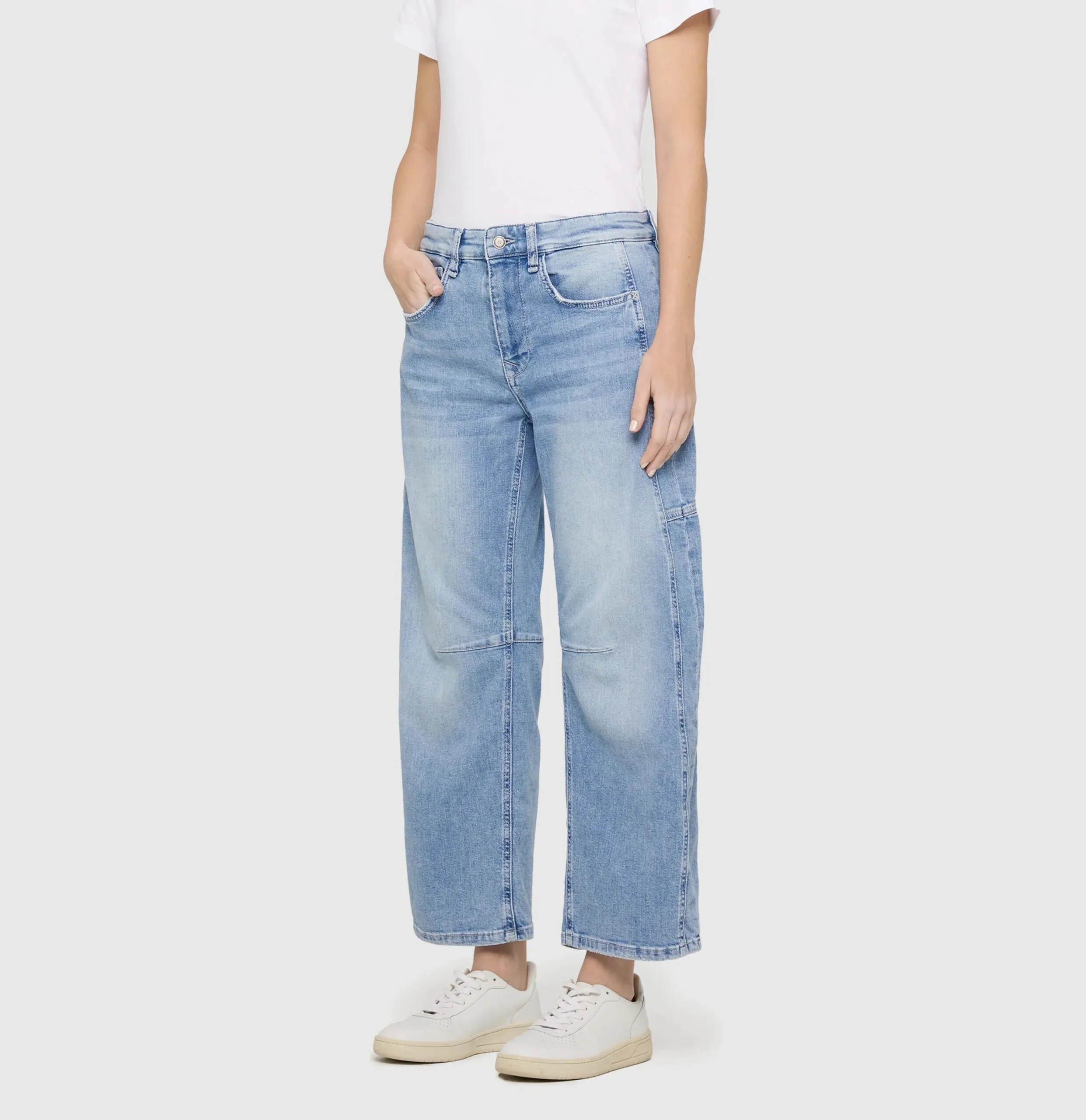 Ohio Barrel - light blue random washed - Afbeelding 3