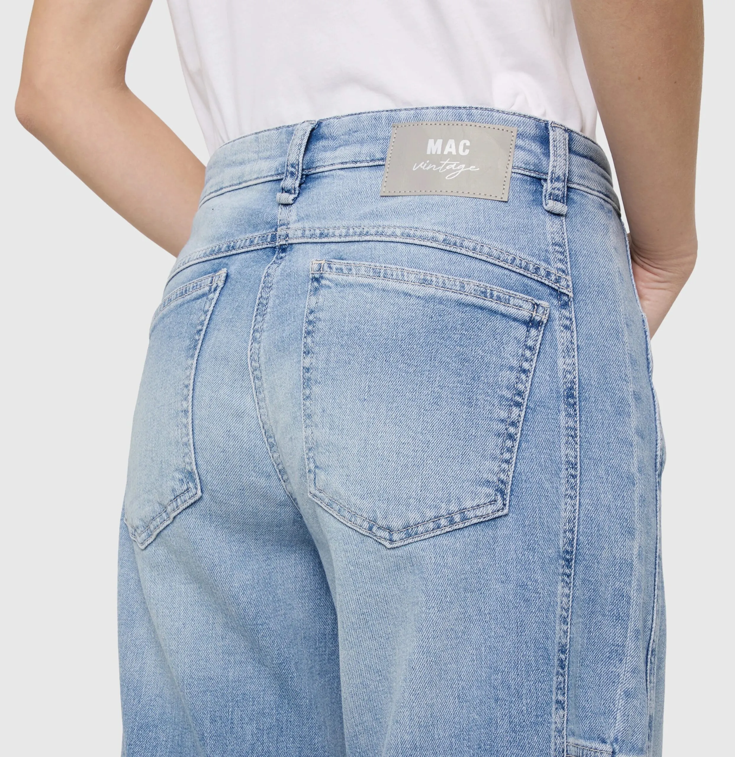 Ohio Barrel - light blue random washed - Afbeelding 5