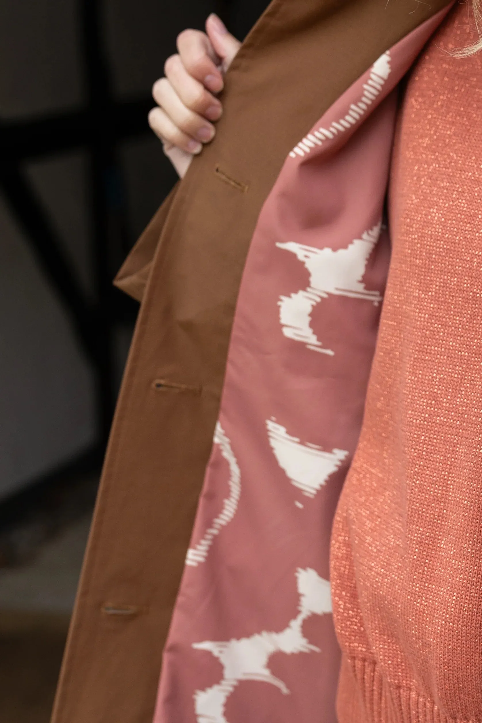 Daneladylike Midseason Jacket - Bruin - Afbeelding 4