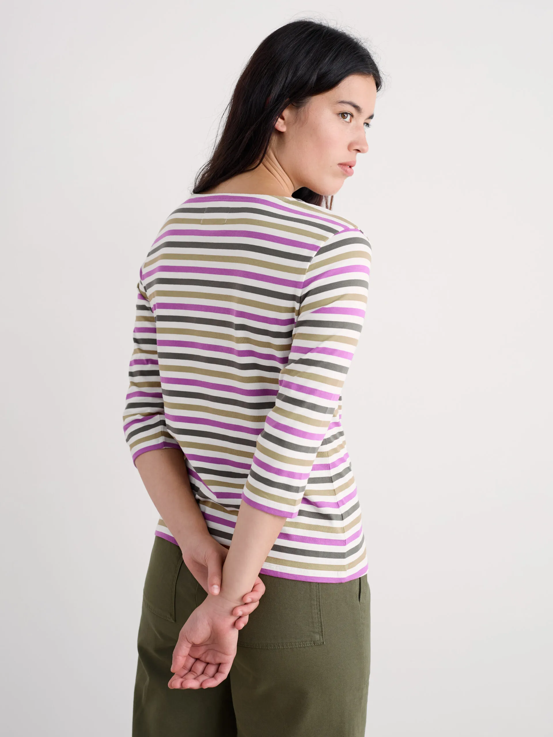 Sailor Top Regular - fuchsia - Afbeelding 3