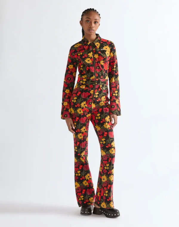 Retro Catsuit - Antique Bloom