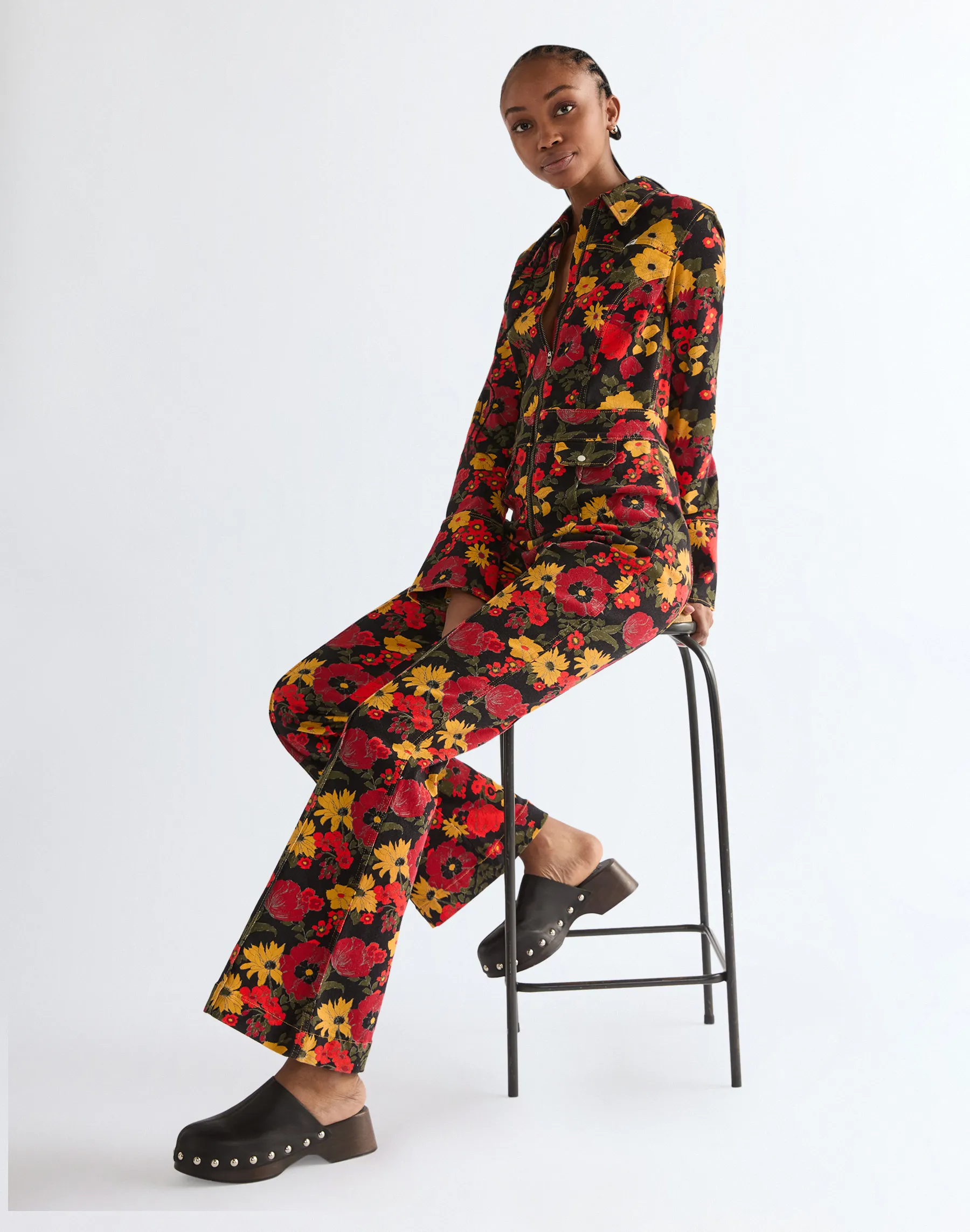 Retro Catsuit - Antique Bloom - Afbeelding 4
