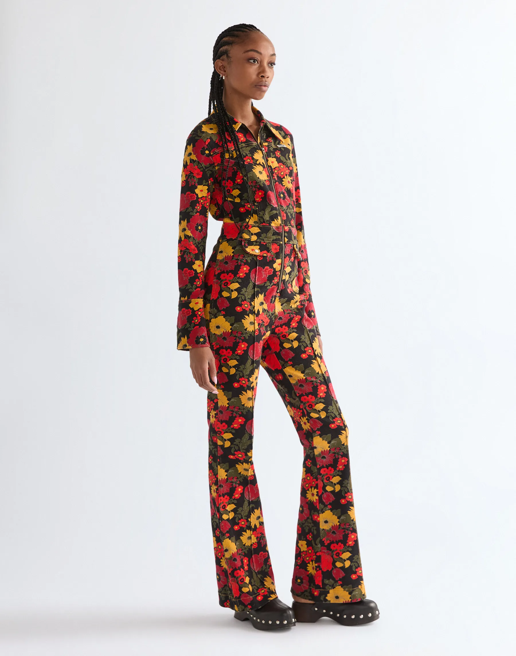 Retro Catsuit - Antique Bloom - Afbeelding 5