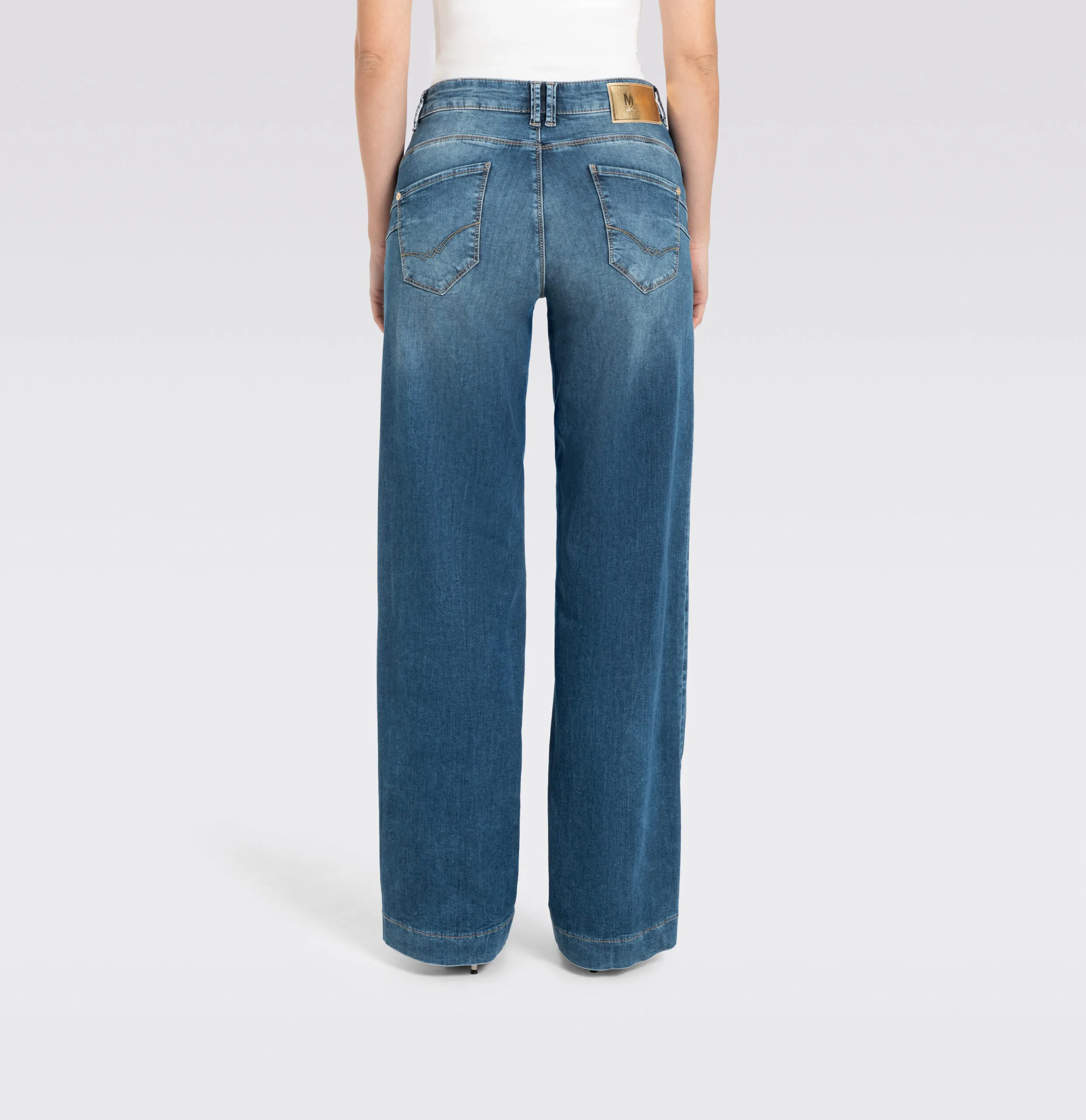 Rich Palazzo - navy heavy wash - Afbeelding 2