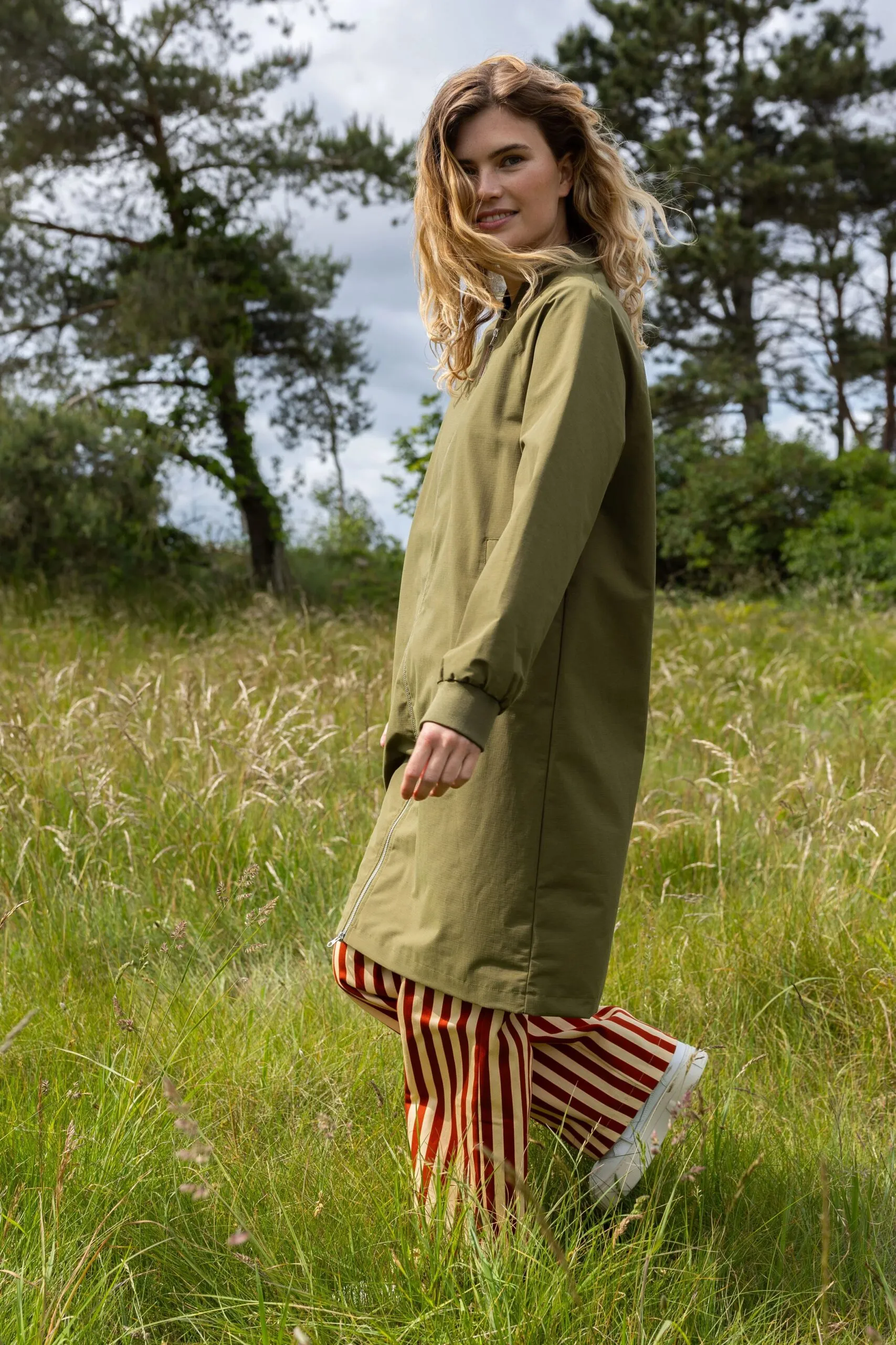 Danesculpture Midseason Jacket - Olijf - Afbeelding 3