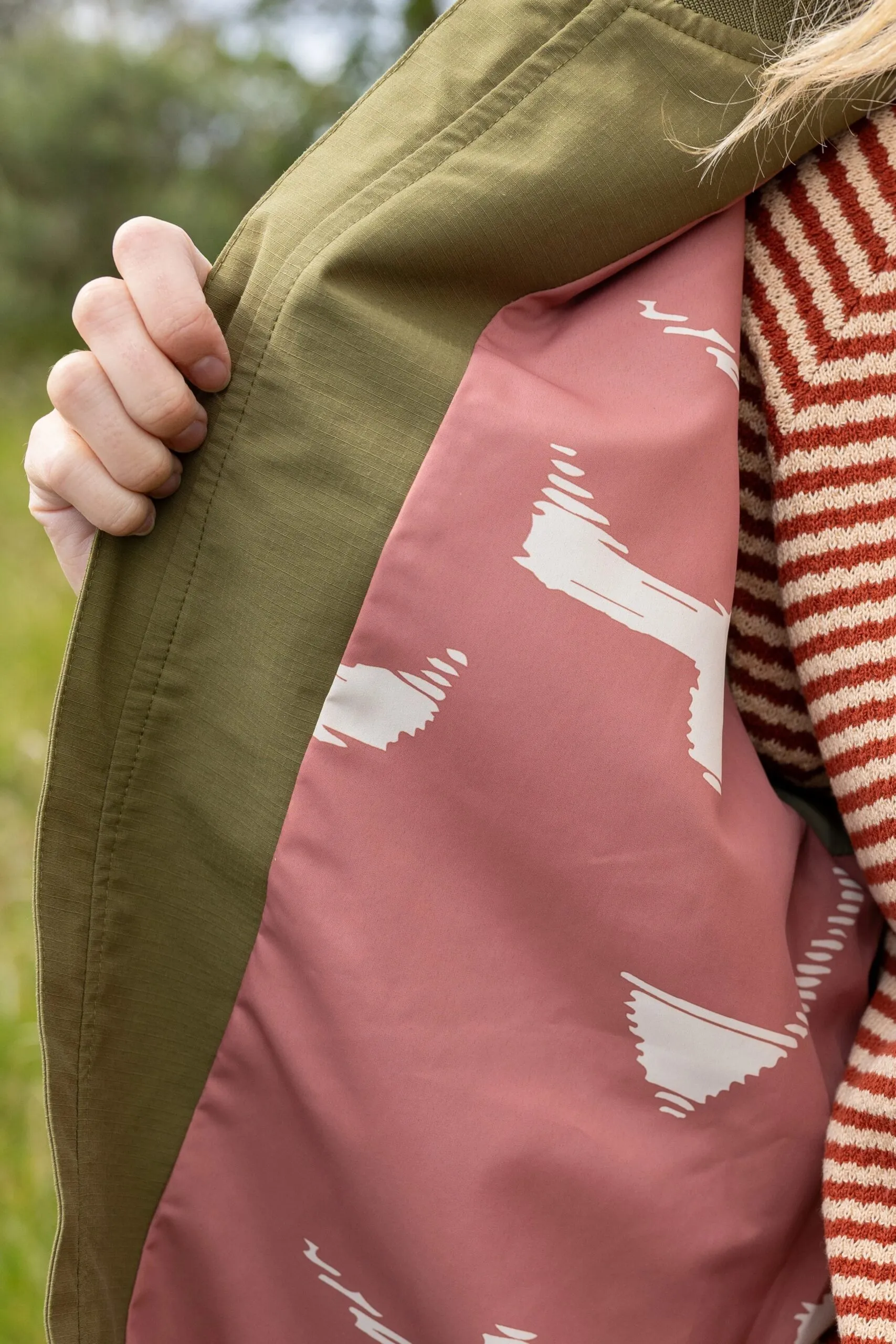 Danesculpture Midseason Jacket - Olijf - Afbeelding 5