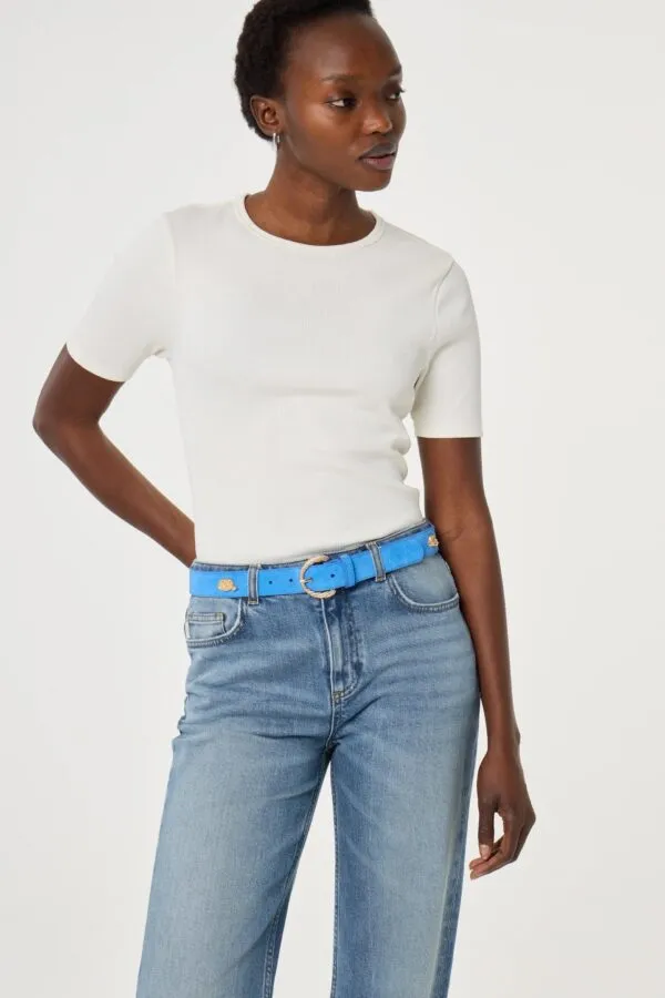 Studded Marina Belt - Blauw