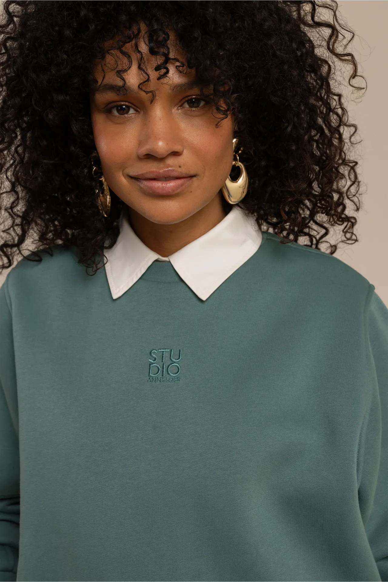 Pleuni studio sweater - Dark sage green - Afbeelding 3